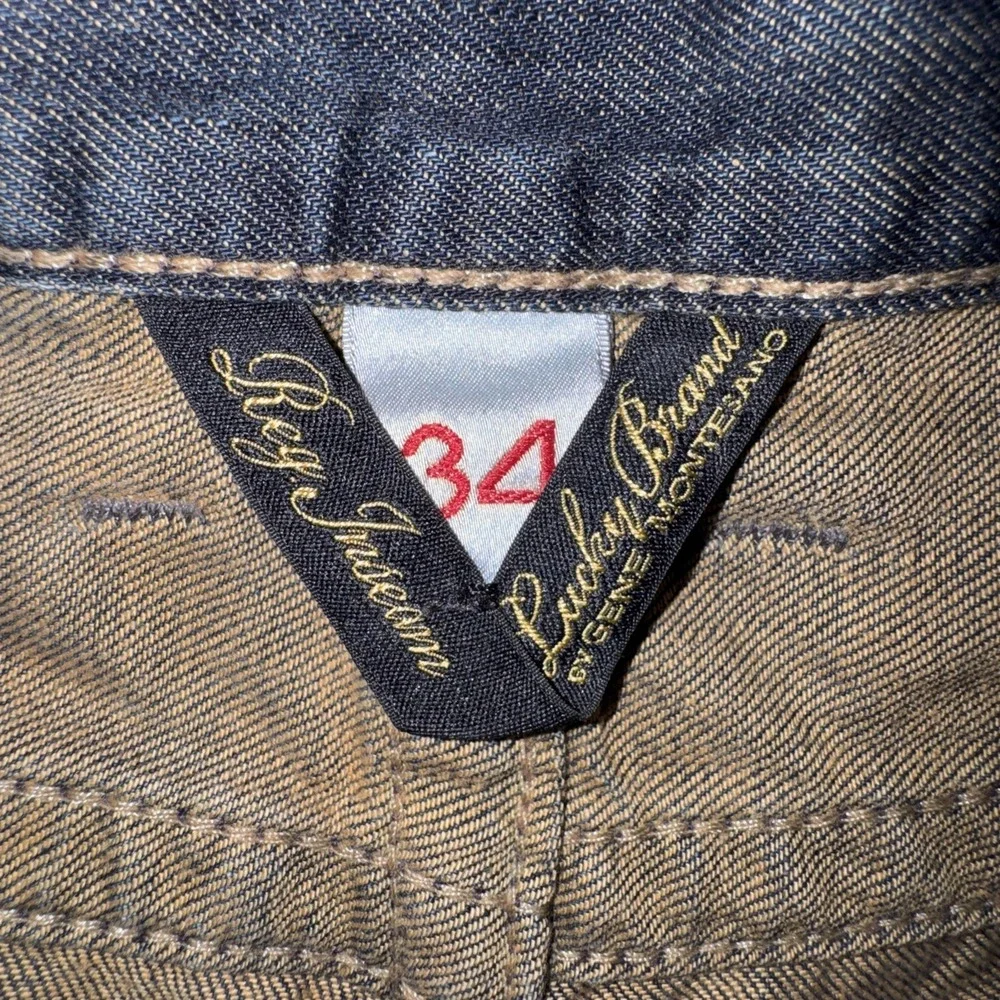 Vintage Lucky Brand Men's Blue Jeans 34X32 Dungarees Y2K